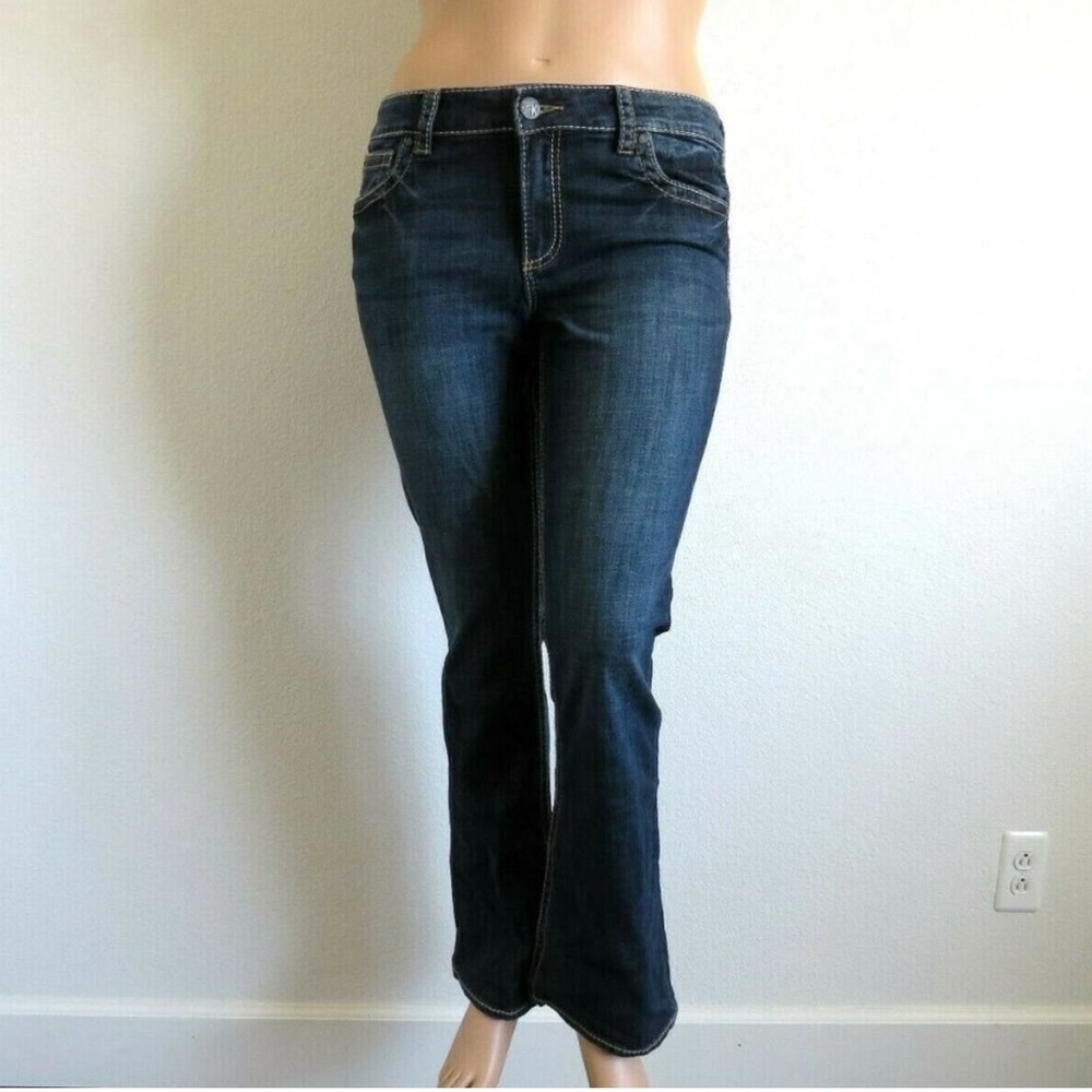 KUT from the KLOTH Jeans Women Natalie Bootcut Blue Denim Plus Size 16 x 35 NWT - Picture 3 of 4
